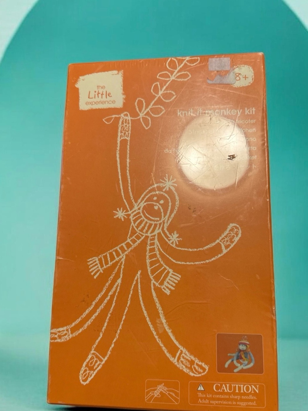 Knit-It Monkey Kit — Orange